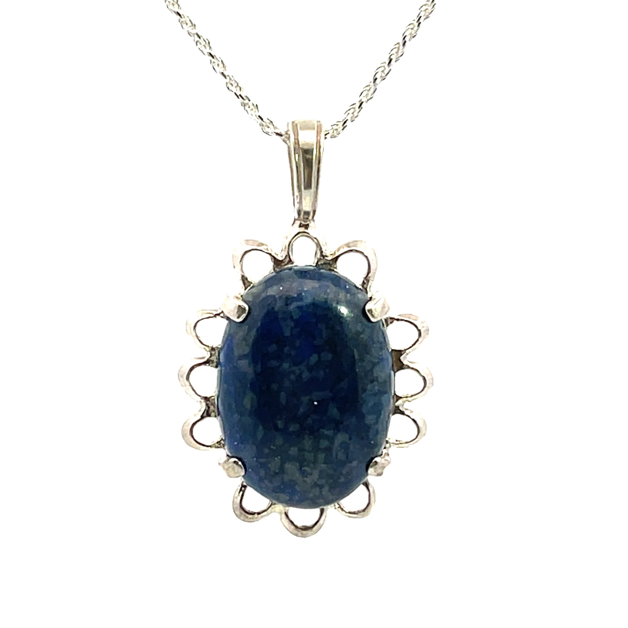 Crested Butte Silver Lapis Lazuli Pendant