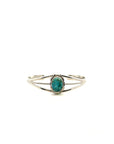 Cripple Creak Turquoise Silver Cuff Bracelet