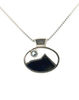 Crested Butte Silver Mountain Pendant