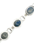 Crested Butte Lapis Lazuli Silver Link Bracelet