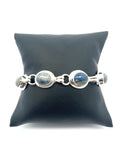 Crested Butte Lapis Lazuli Silver Link Bracelet