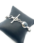 Crested Butte Lapis Lazuli Silver Link Bracelet