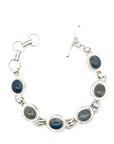 Crested Butte Lapis Lazuli Silver Link Bracelet