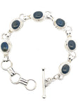 Crested Butte Lapis Lazuli Silver Link Navajo Made Bracelet