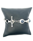 Crested Butte Lapis Lazuli Silver Link Navajo Made Bracelet