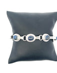 Crested Butte Lapis Lazuli Silver Link Navajo Made Bracelet