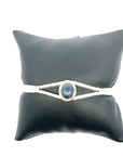 Crested Butte Lapis Lazuli Silver Navajo Cuff Bracelet