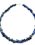 Lapis Lazuli Pebble Beaded Necklace