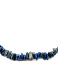 Lapis Lazuli Pebble Beaded Necklace