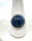 Crested Butte Lapis Lazuli Silver Navajo Ring