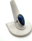 Crested Butte Lapis Lazuli Silver Navajo Ring