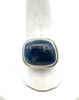 Crested Butte Lapis Lazuli Silver Navajo Ring