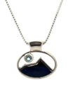Crested Butte Silver Mountain Pendant