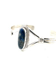 Crested Butte Lapis Lazuli Silver Navajo Cuff Bracelet