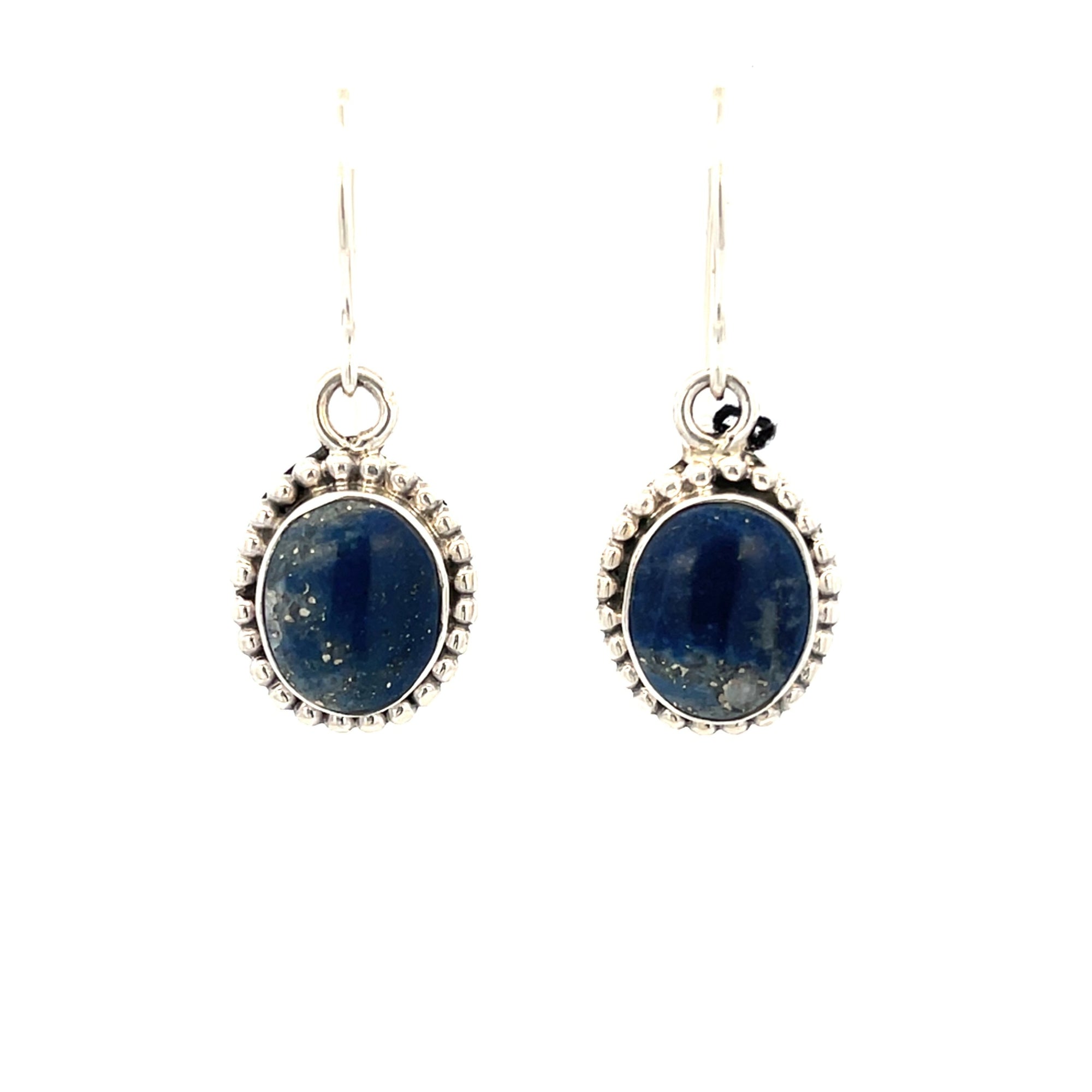 Crested Butte Lapis Lazuli Silver Navajo Earrings