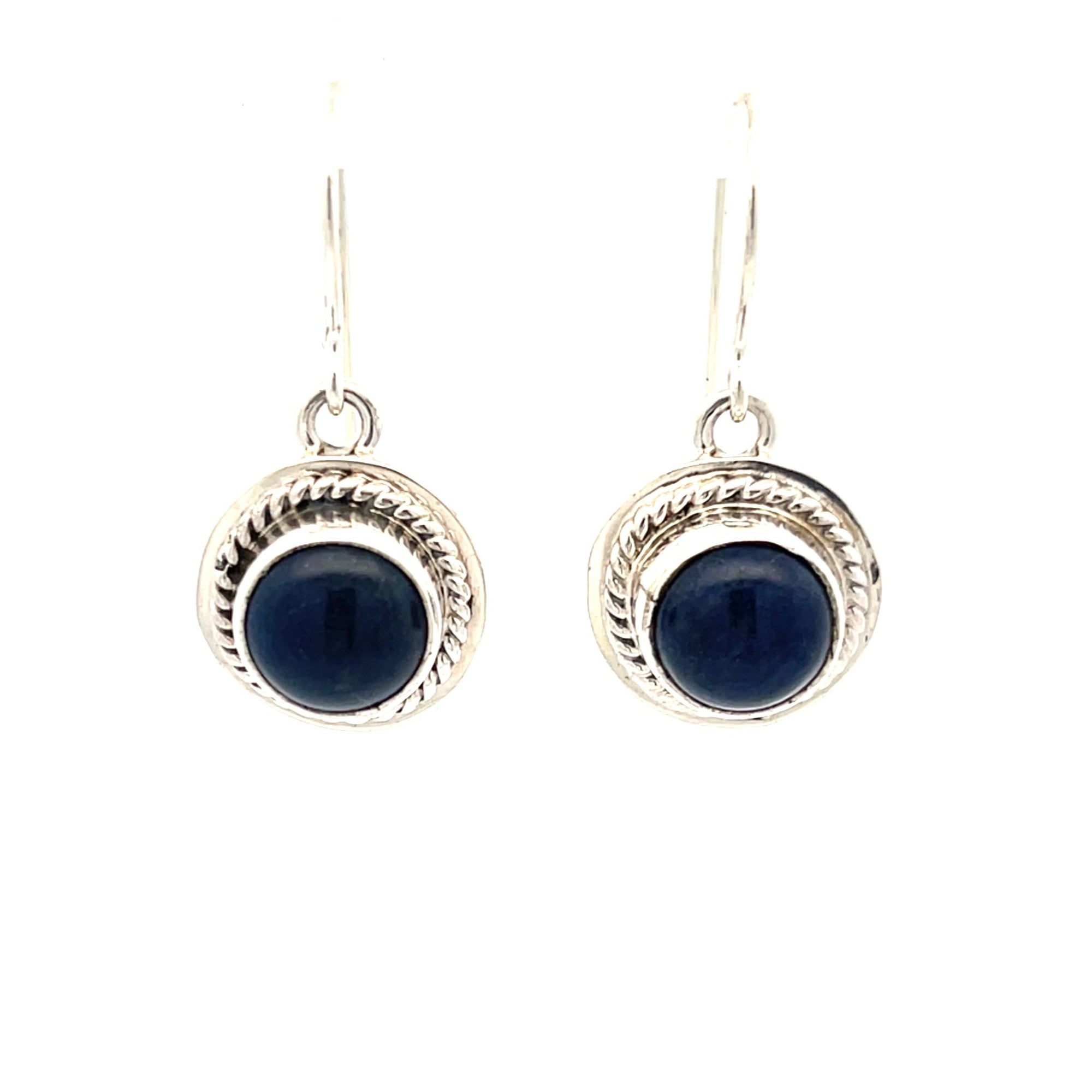 Crested Butte Lapis Lazuli Silver Navajo Earrings