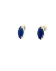 Crested Butte Lapis Silver Post Earrings