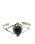 Crested Butte Lapis Lazuli Silver Navajo Cuff Bracelet