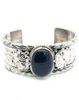 Crested Butte Lapis Lazuli Silver Navajo Cuff Bracelet