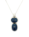 Crested Butte Lapis Lazuli Silver Navajo Necklace