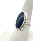 Crested Butte Lapis Lazuli Silver Navajo Ring