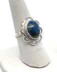 Crested Butte Lapis Lazuli Silver Navajo Ring