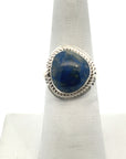 Crested Butte Lapis Lazuli Silver Navajo Ring