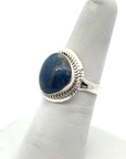 Crested Butte Lapis Lazuli Silver Navajo Ring