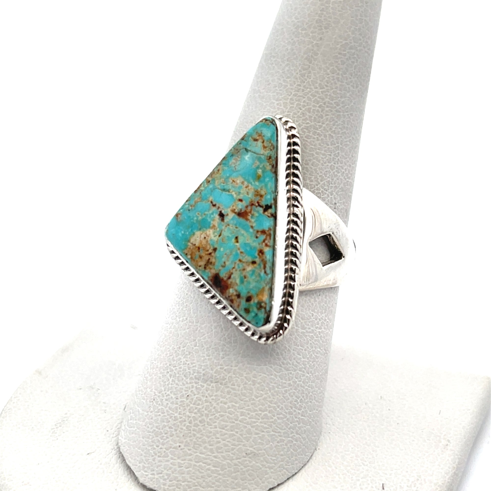 Silver Turquoise Navajo Made Ring