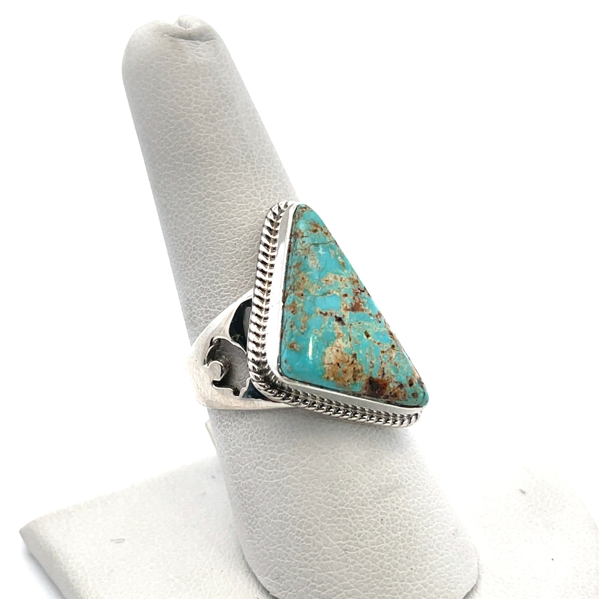 Silver Turquoise Navajo Made Ring