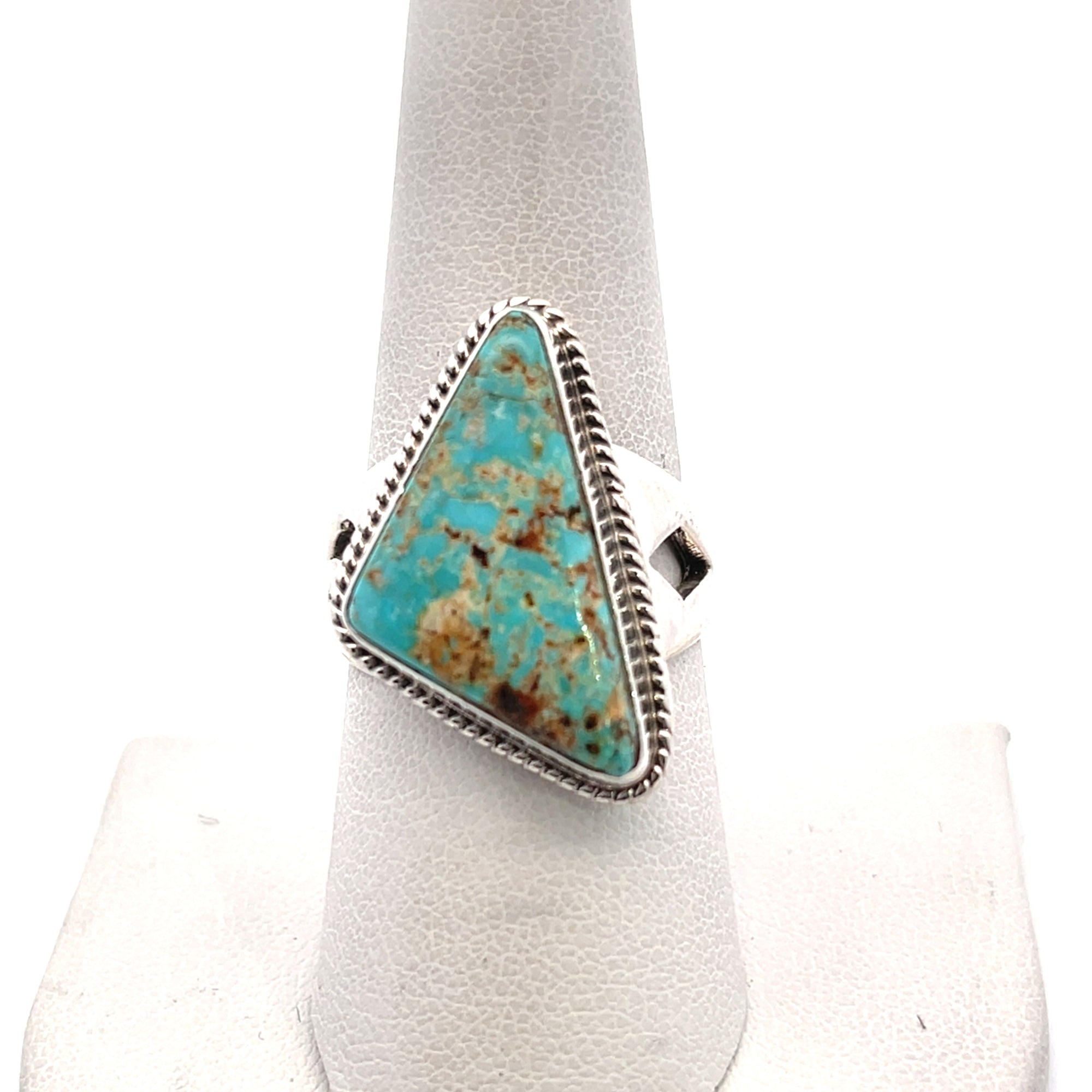 Silver Turquoise Navajo Made Ring