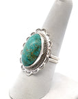 Silver Turquoise Navajo Made Ring