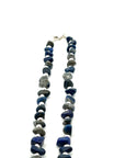 Lapis Lazuli Pebble Beaded Necklace