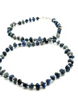 Lapis Lazuli Pebble Beaded Necklace