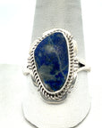Crested Butte Lapis Lazuli Silver Navajo Ring