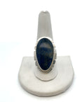 Crested Butte Lapis Lazuli Silver Navajo Ring
