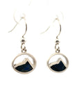 Crested Butte Silver Mountain Charm Earrings